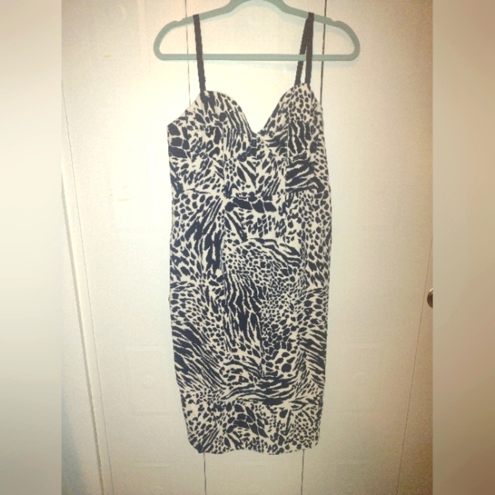 Print bodycon dress